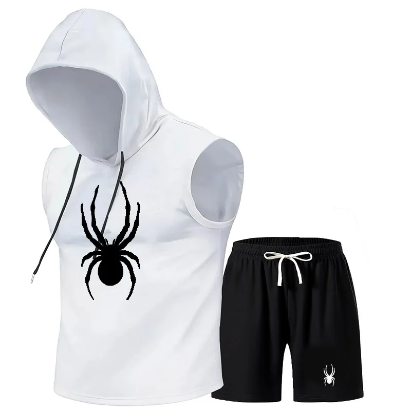 Men'S Fashion V Neck T Shirts - طقم صيفي للرجال من قطعتين من