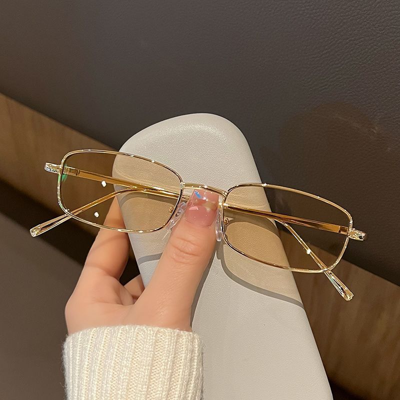 Men'S Fashion Glasses - نظارات شمسية جديدة صغيرة مستطيلة الشكل