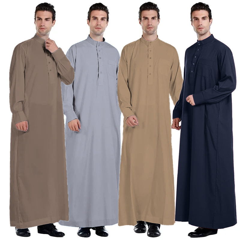Men'S Fashion Qatar - ثوب رجالي جديد للشرق الأوسط بلون
