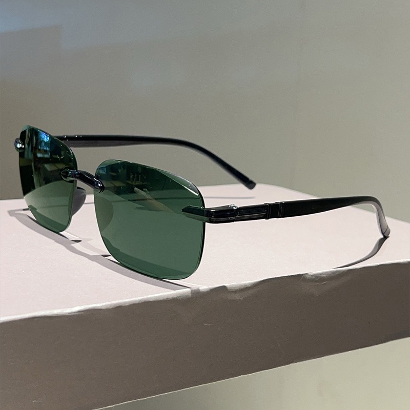 Men'S Fashion Rimless Glasses - أزياء الطيار النظارات الشمسية الرجال الفاخرة