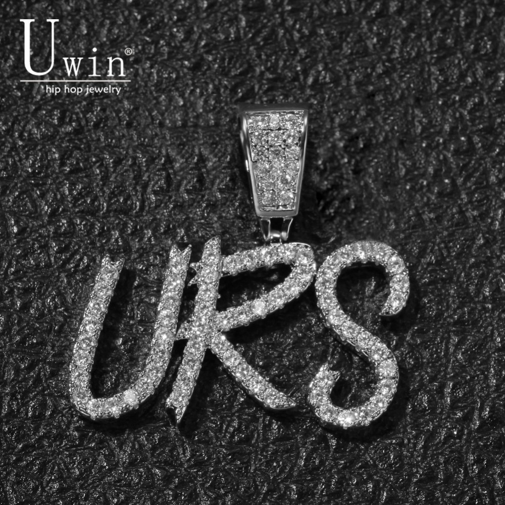 Mens Fashion Combination - UWIN اسم فرشاة الخط قلادة تخصيص
