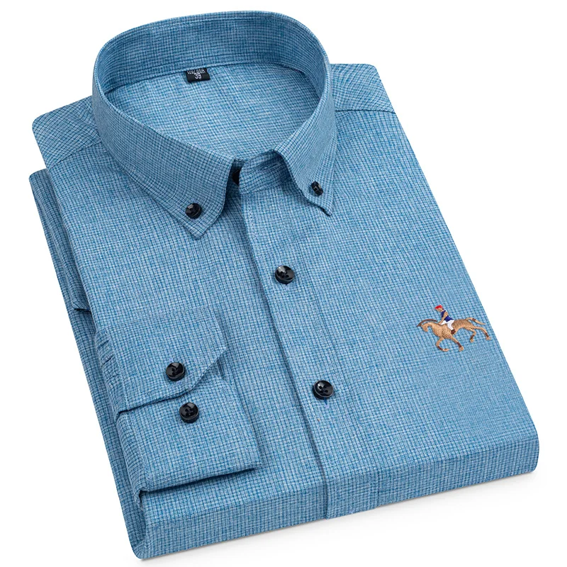 Dress Shirt Non-Iron - قميص رجالي بأكمام طويلة على الطراز