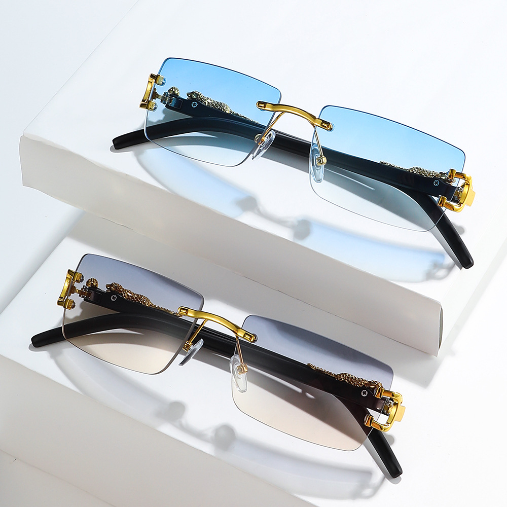 Men'S Fashion Rimless Glasses - نظارة شمسية عصرية بدون إطار للنساء