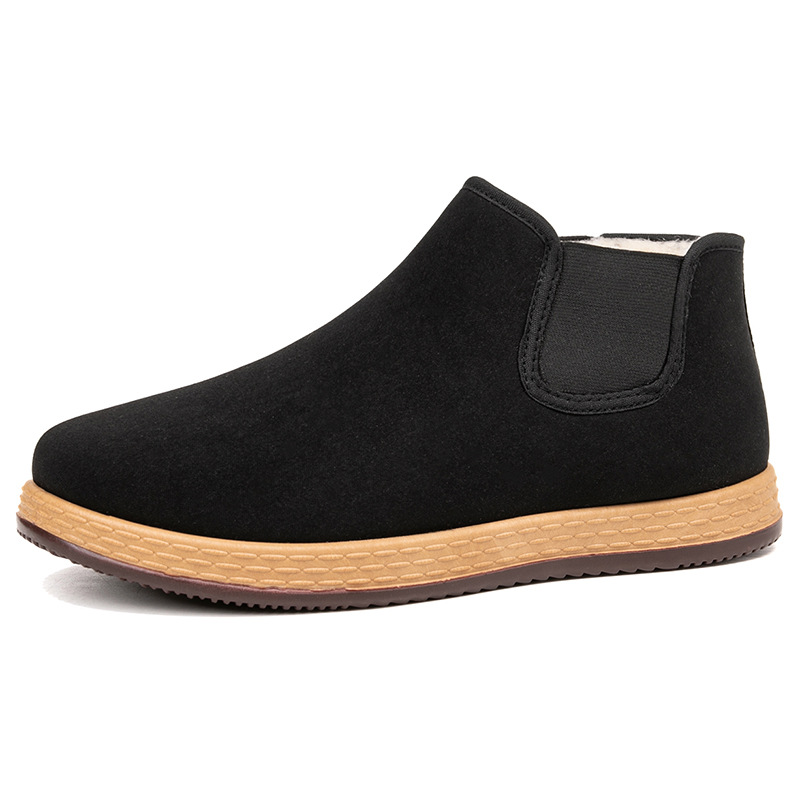 Mens Fashion Vintage - أحذية قطنية رجالية، أحذية شتوية جديدة