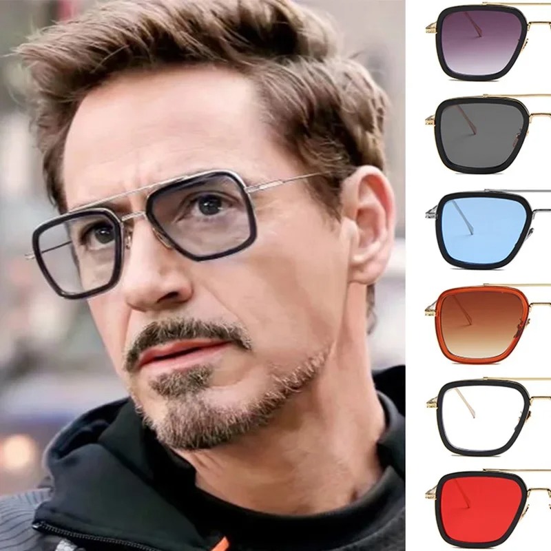 Men'S Fashion Glasses - نظارات شمسية ستيم بانك توني ستارك