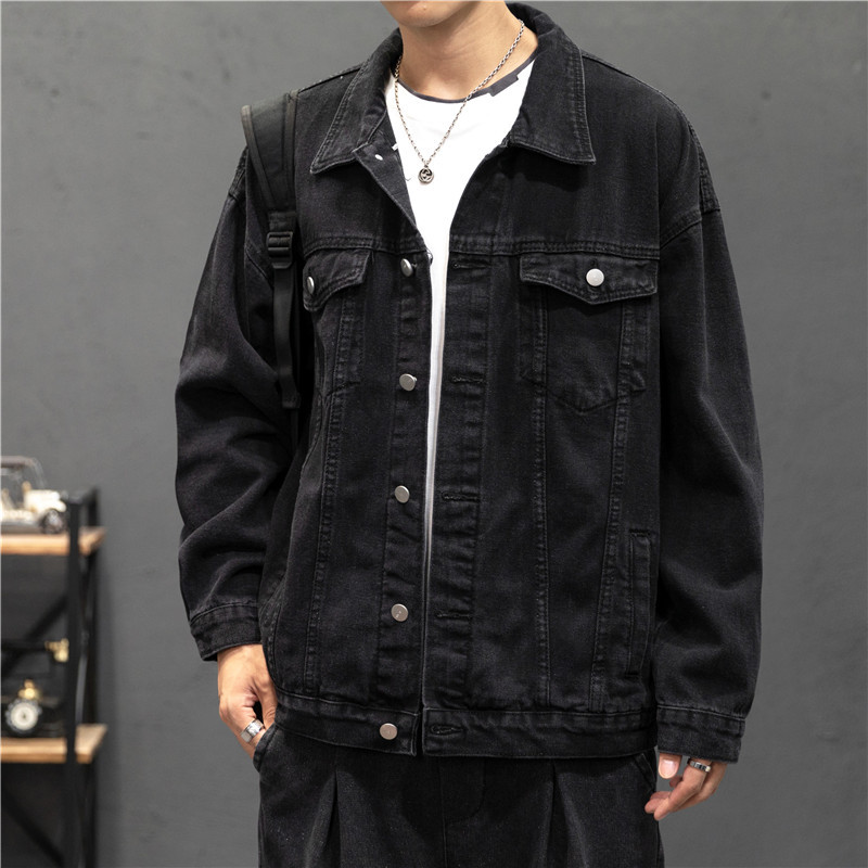 جديد الدينيم سترة الرجال خمر ج - مراجعة Bomber Jacket Men وسعره