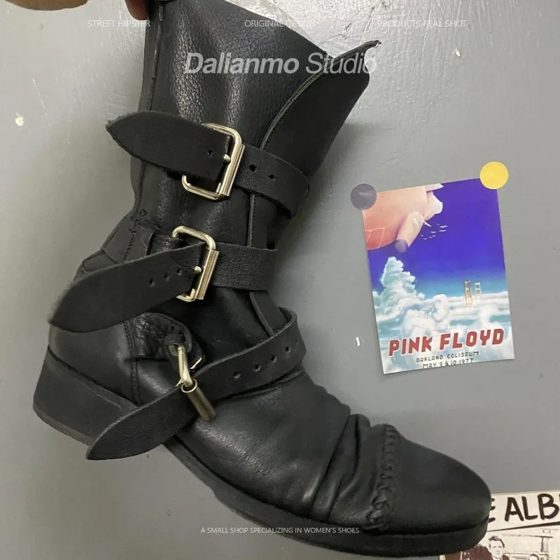 موضة الرجال جلد طبيعي دراجة نا - مراجعة Mens Fashion Vintage وسعره