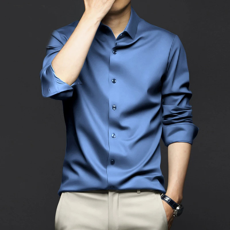 5XL فستان رجالي كبير قميص أبيض - مراجعة Dress Shirt Non-Iron وسعره