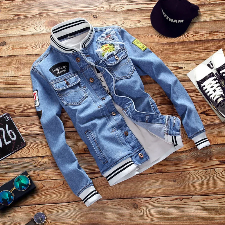 جديد 2026 سترات دينم رجالية مو - مراجعة Bomber Jacket Men وسعره