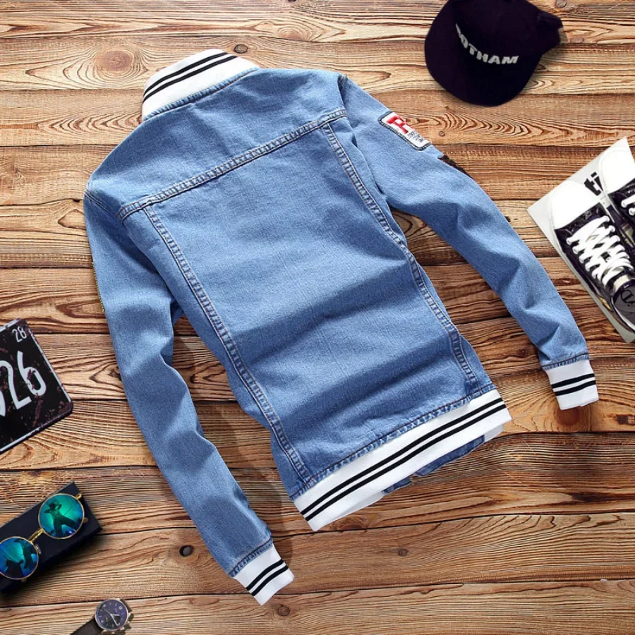 جديد 2026 سترات دينم رجالية مو - مراجعة Bomber Jacket Men وسعره
