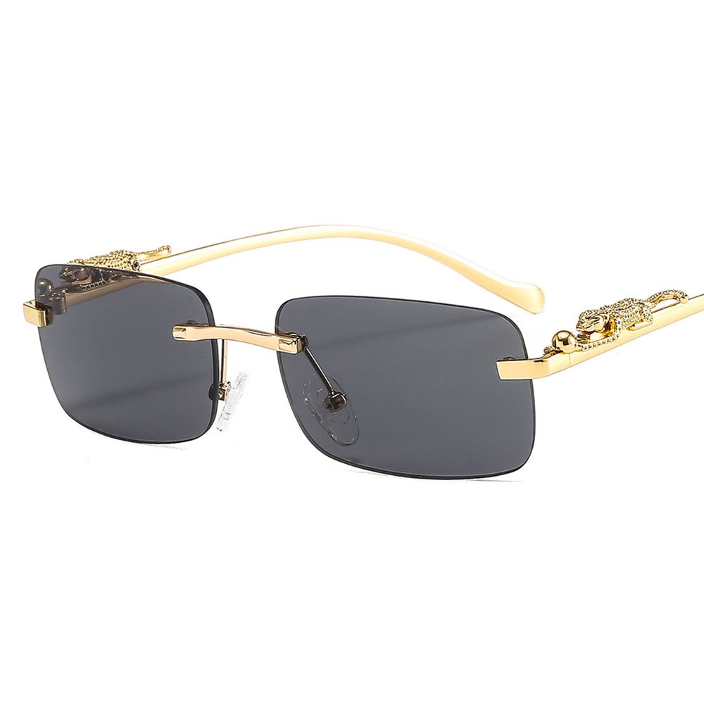 نظارة شمسية أنيقة بدون إطار مر - مراجعة Men'S Fashion Rimless Glasses وسعره