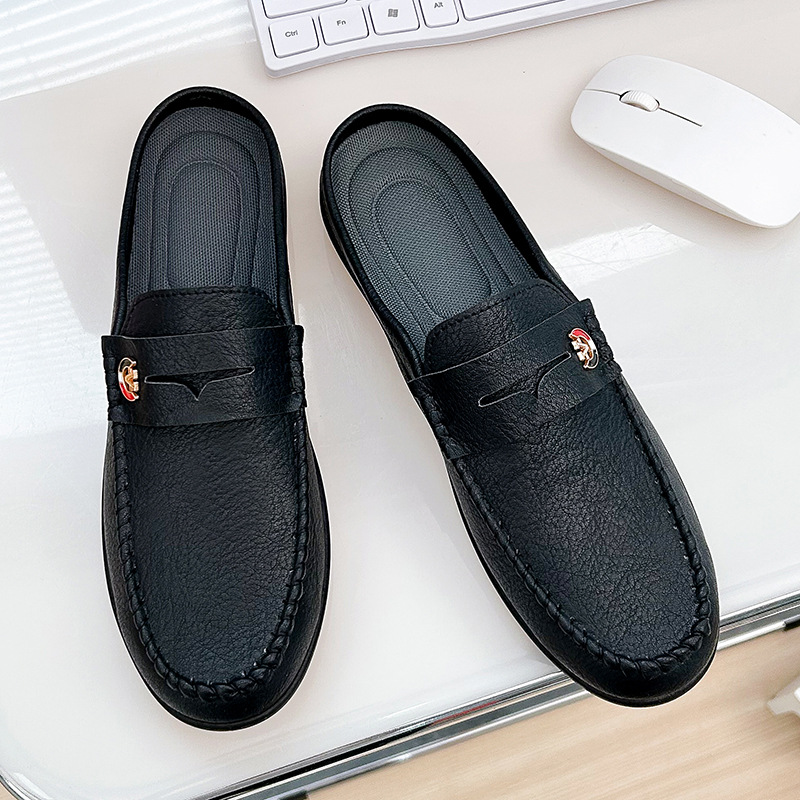 أحذية بدون كعب جلدية مانعة للا - مراجعة Men'S Fashion Loafers وسعره