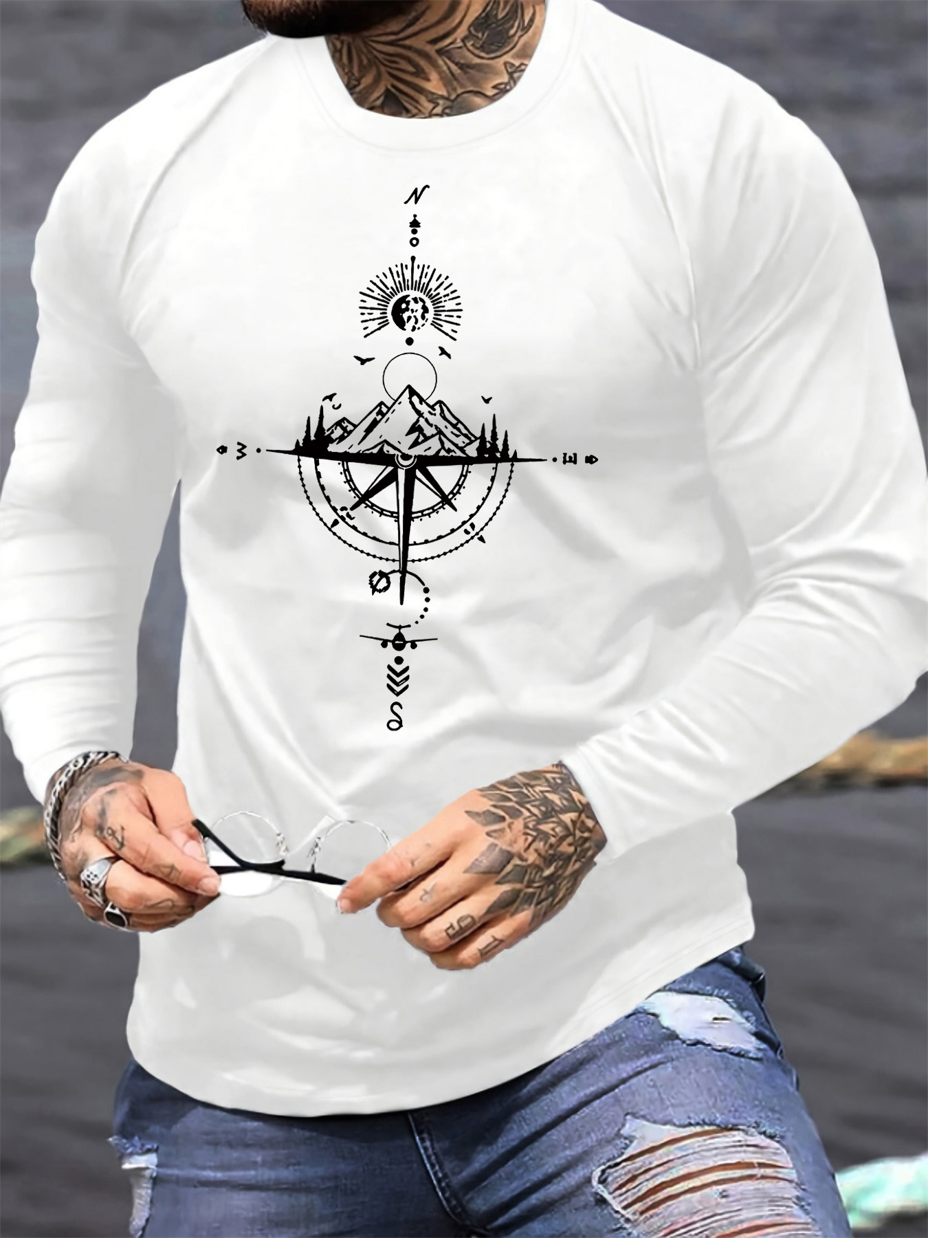تي شيرت رجالي من القطن الخالص  - مراجعة Men'S Fashion Trends 2025 وسعره
