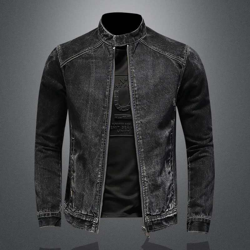 الرجال Vintage الوقوف طوق الطي - مراجعة Bomber Jacket Men وسعره