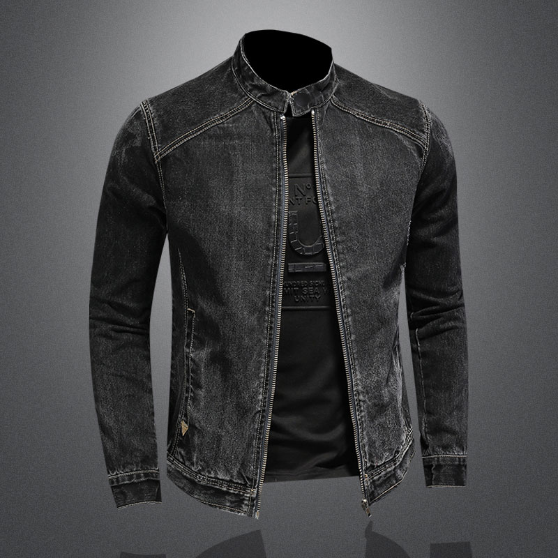 الرجال Vintage الوقوف طوق الطي - مراجعة Bomber Jacket Men وسعره