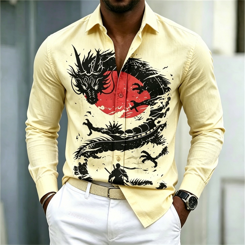 قميص رجالي جديد لعام 2026 بنمط - مراجعة Mens Fashion Streetwear وسعره