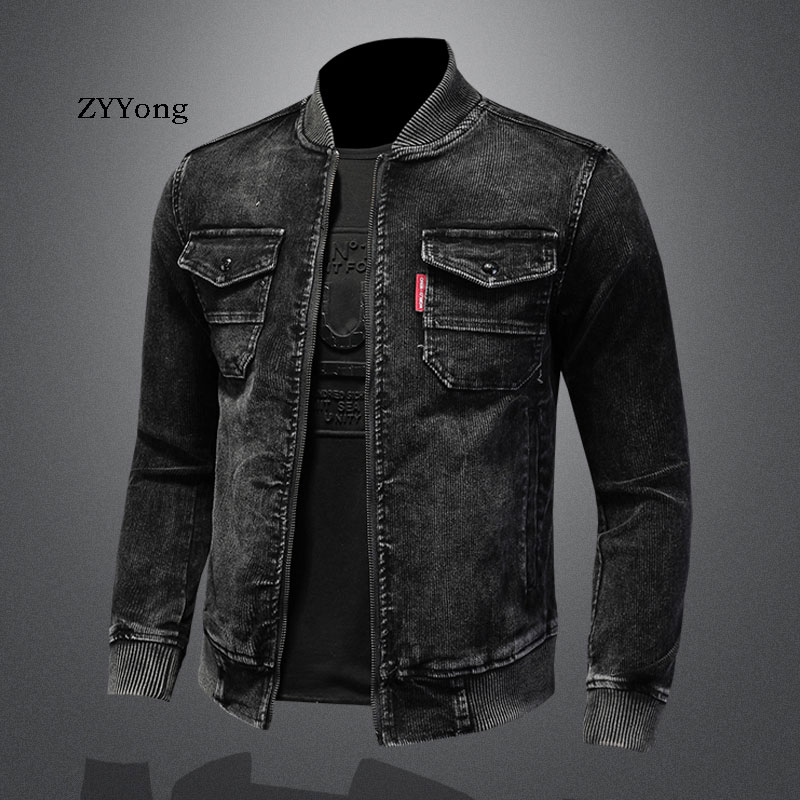 معطف رجالي بياقة واقفة ، سترة  - مراجعة Bomber Jacket Men وسعره