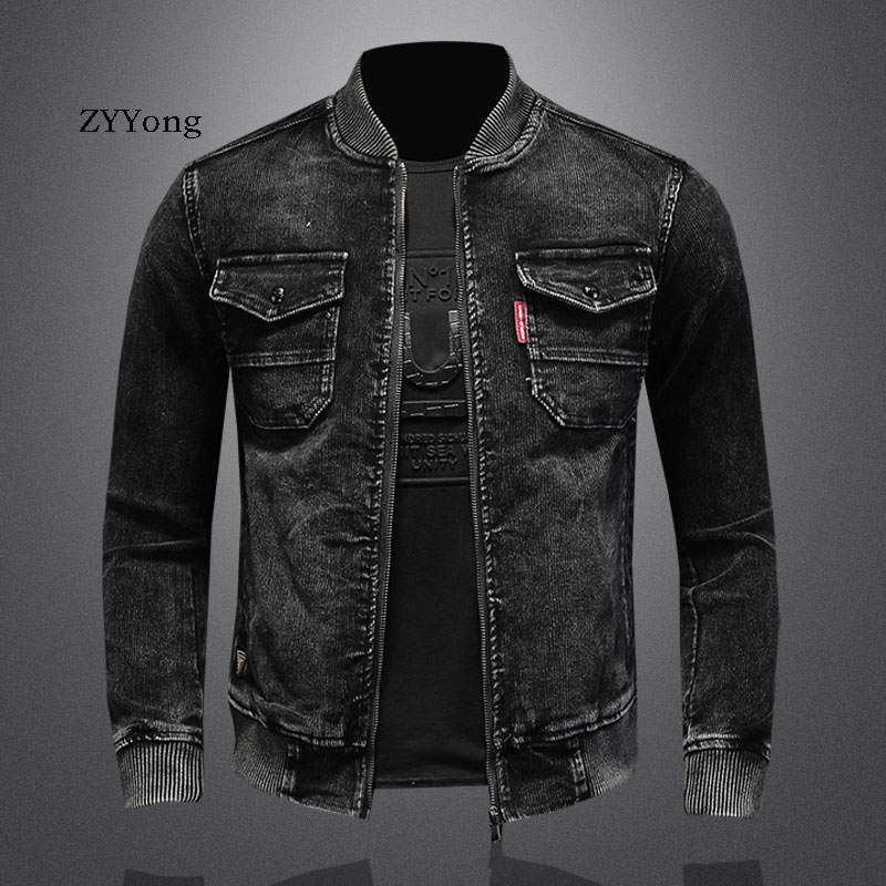 معطف رجالي بياقة واقفة ، سترة  - مراجعة Bomber Jacket Men وسعره