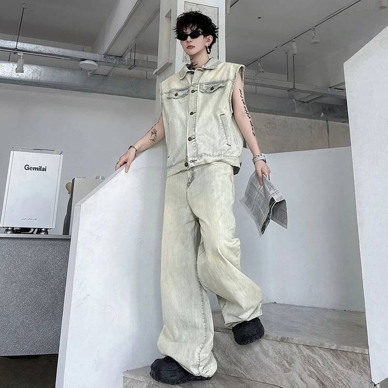 LUZHEN 2026 أطقم صيفية من قطعت - مراجعة Mens Fashion Streetwear وسعره