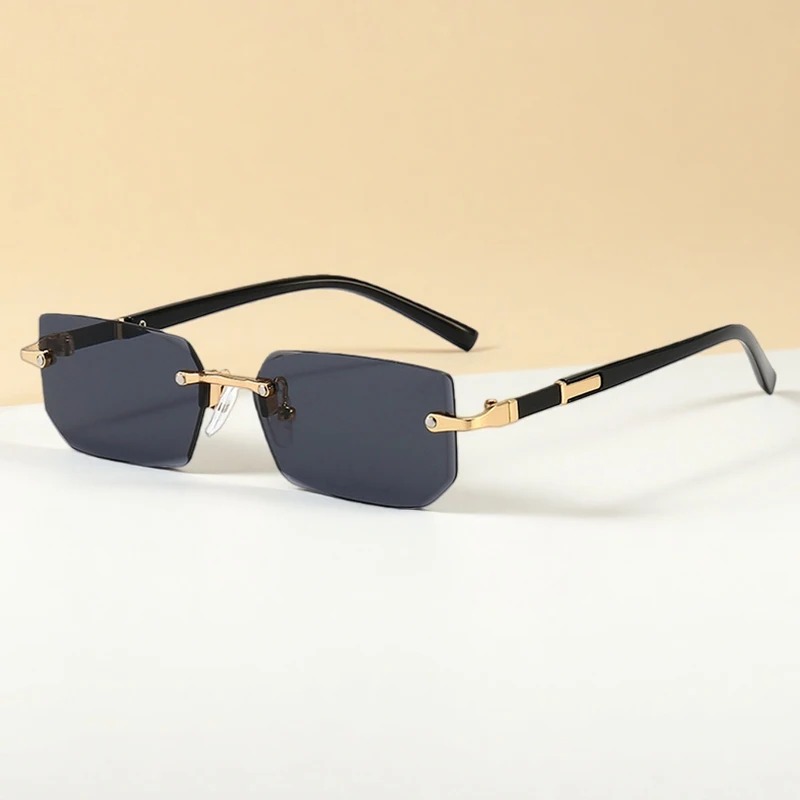 نظارات شمسية عصرية بدون إطار ل - مراجعة Men'S Fashion Rimless Glasses وسعره