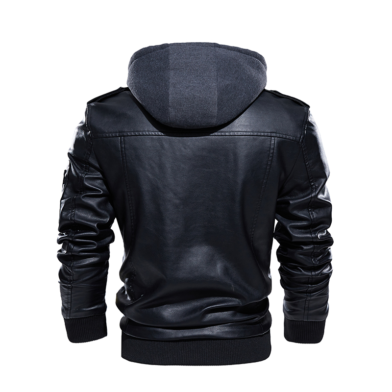 دراجة نارية سترة جلدية الرجال  - مراجعة Bomber Jacket Men وسعره