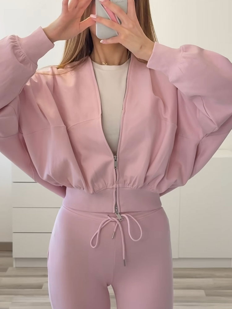 HH أطقم سراويل نسائية أنيقة مت - مراجعة Bomber Jacket Men وسعره