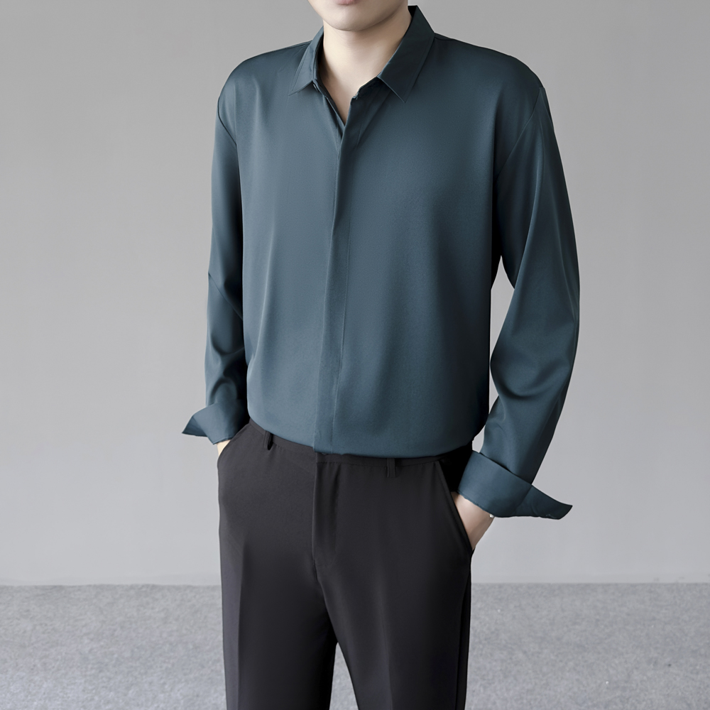 قميص رجالي ربيعي صيفي رقيق من  - مراجعة Dress Shirt Non-Iron وسعره
