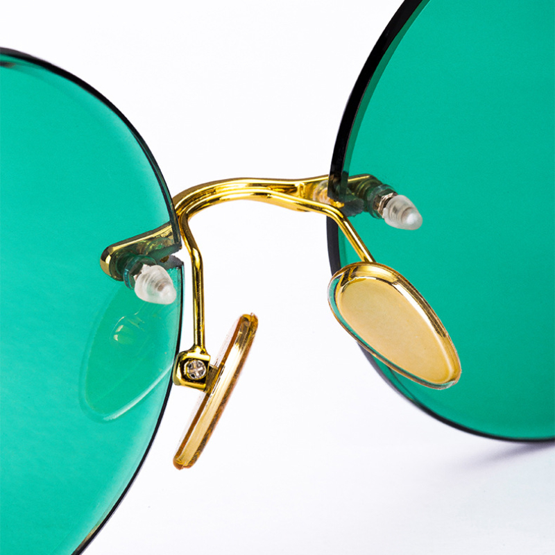 نظارات شمسية كلاسيكية بدون إطا - مراجعة Men'S Fashion Rimless Glasses وسعره