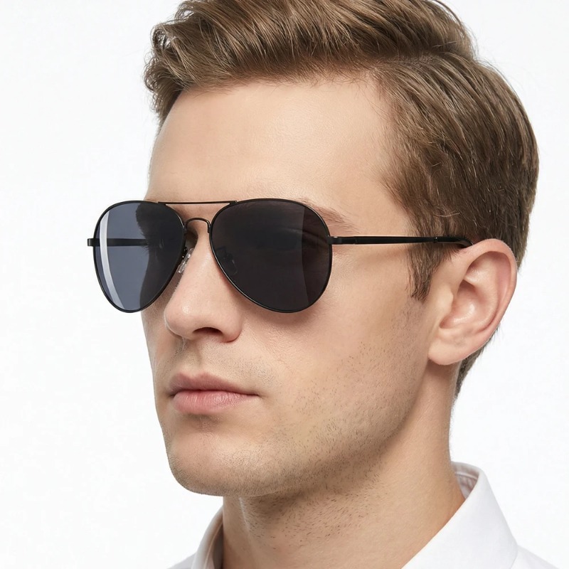نظارات شمسية كلاسيكية كبيرة لل - مراجعة Men'S Fashion Glasses وسعره
