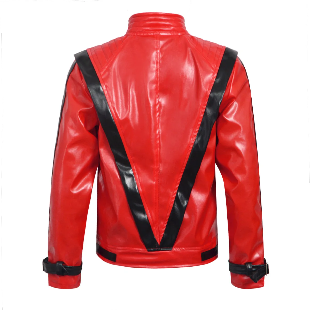 جاكيت جلد أحمر مخيف من مايكل ج - مراجعة Bomber Jacket Men وسعره