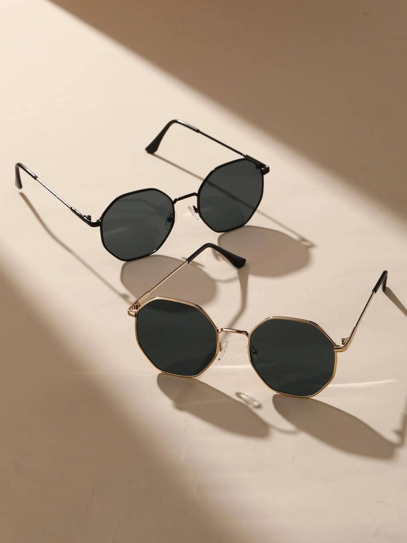 1/3 قطعة نظارات شمسية بإطار مع - مراجعة Men'S Fashion Glasses وسعره