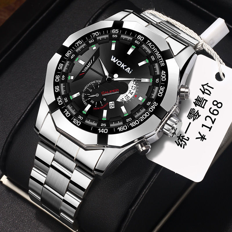 ساعة WOKAI للرجال ساعات رياضية - مراجعة Men'S Fashion Quartz Watch Wokai وسعره