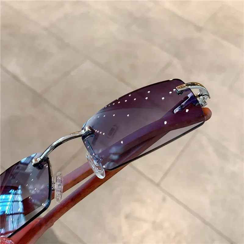 نظارات شمسية صغيرة بدون إطار ل - مراجعة Men'S Fashion Rimless Glasses وسعره