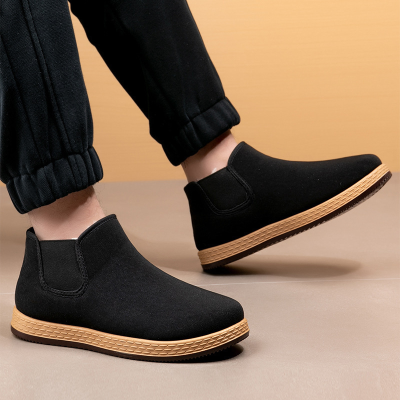 أحذية قطنية رجالية، أحذية شتوي - مراجعة Mens Fashion Vintage وسعره