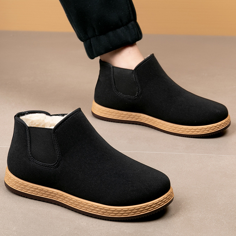 أحذية قطنية رجالية، أحذية شتوي - مراجعة Mens Fashion Vintage وسعره