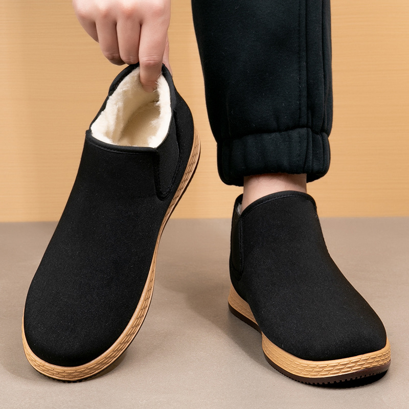 أحذية قطنية رجالية، أحذية شتوي - مراجعة Mens Fashion Vintage وسعره
