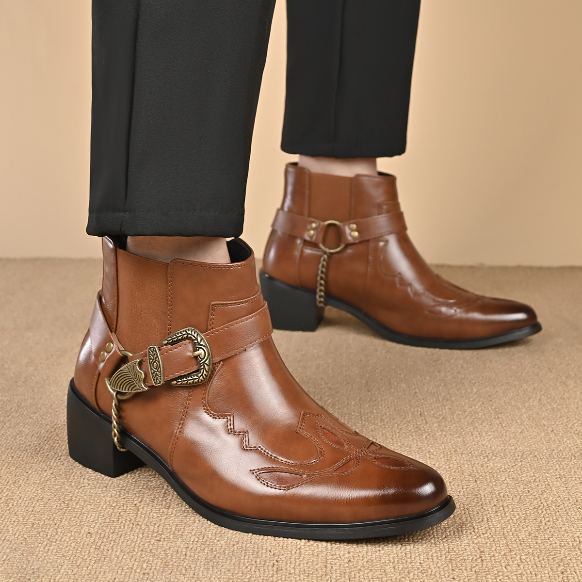 أحذية رجالية عصرية 2026: بوت ك - مراجعة Mens Fashion Vintage وسعره
