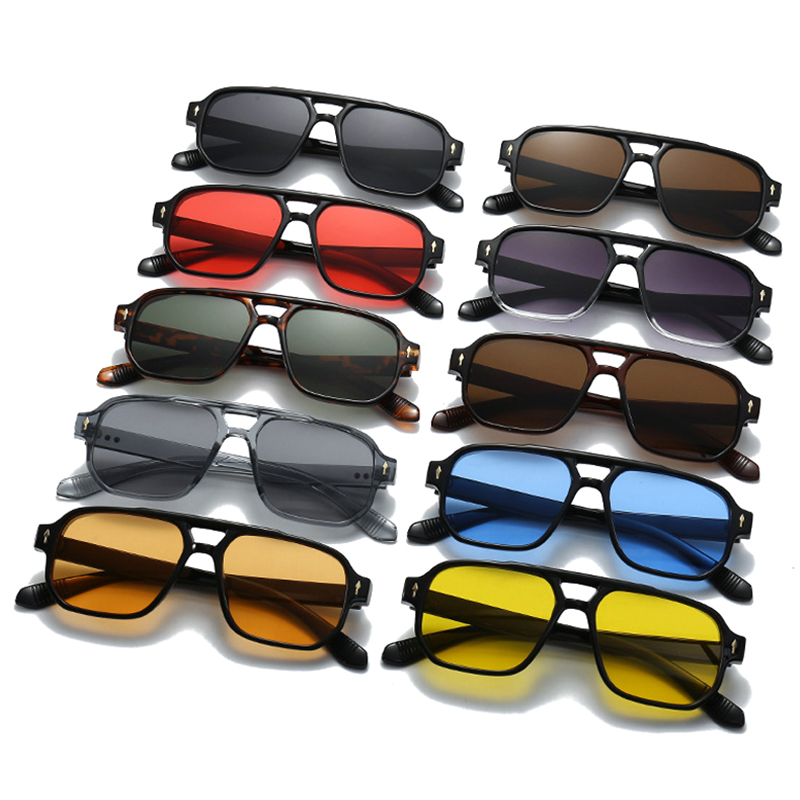 نظارات شمسية مربعة للرجال بتصم - مراجعة Men'S Fashion Glasses وسعره