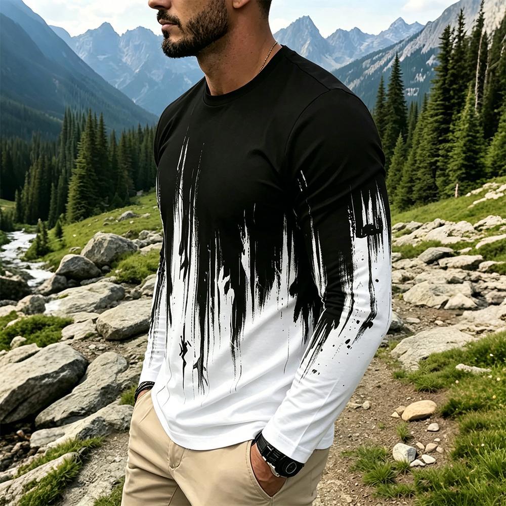 قميص رجالي بأكمام طويلة بتصميم - مراجعة Mens Fashion Vintage وسعره